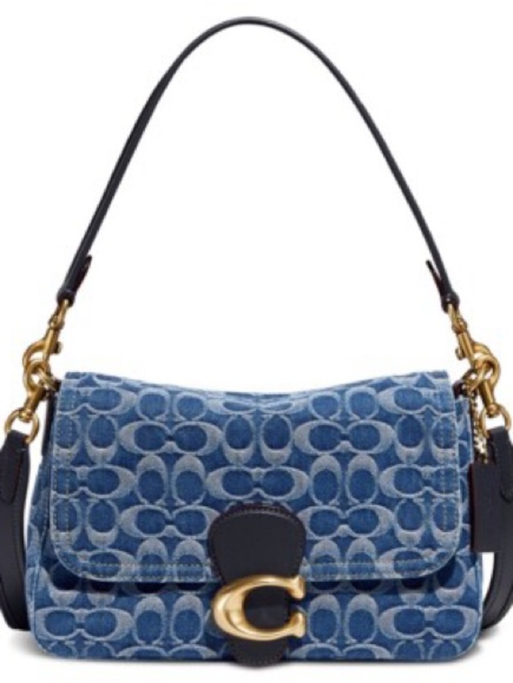 Coach soft tabby denim bag
